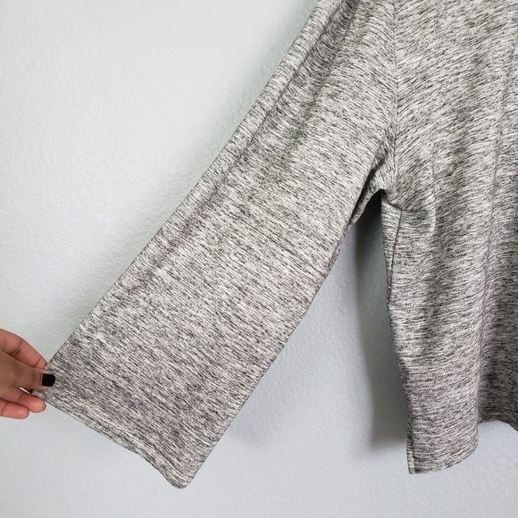 DAILY RITUAL Semi Cropped Wide Sleeve Ultra Soft Jersey Knit Sweatshirt Sz XL - Picture 3 of 8